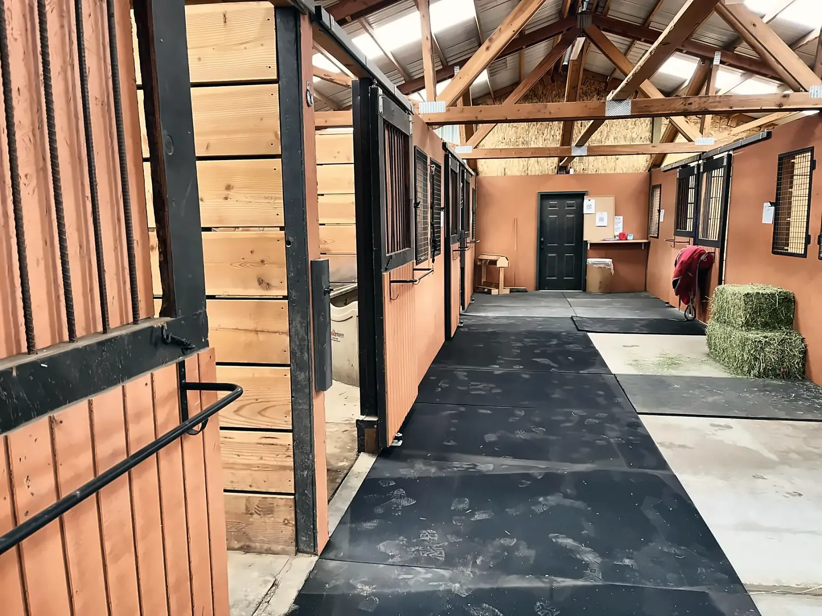 The small barn aisle